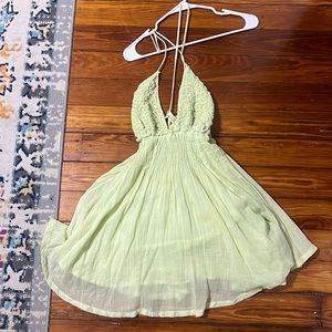 Free people favorite mini dress bamboo shoot color size small